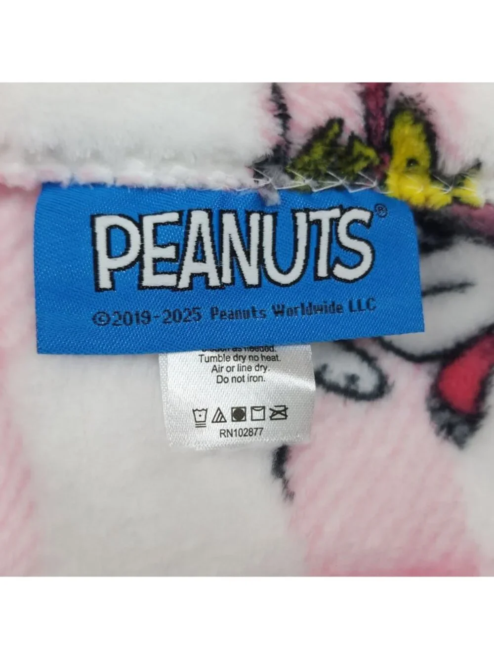 Peanuts Snoopy Woodstock Pet Throw Blanket By Berkshire Christmas Pink Plaid